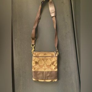 Authentic Coach crossbody purse